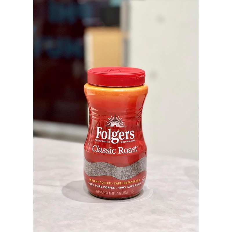 Cà Phê Nguyên Chất Hoà Tan Folgers Classic Roast 453gr - Hàng Mỹ