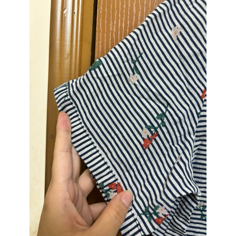 Pass đầm sọc ngang