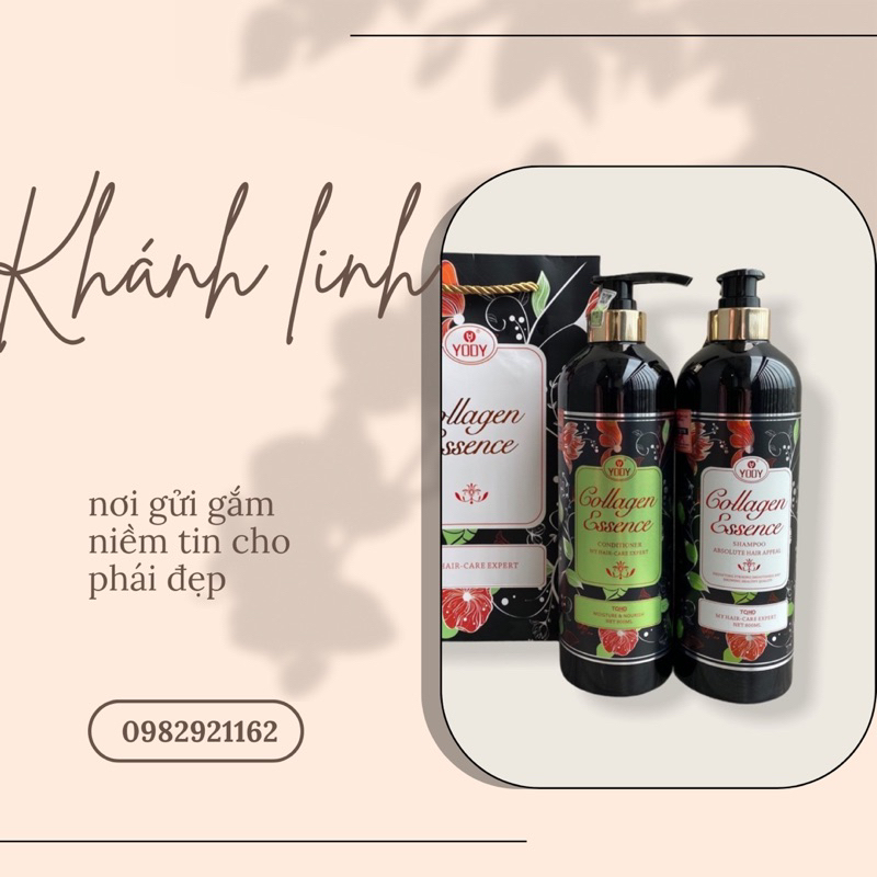 Cặp Dầu Gội Cao Cấp yody Collagen Essence