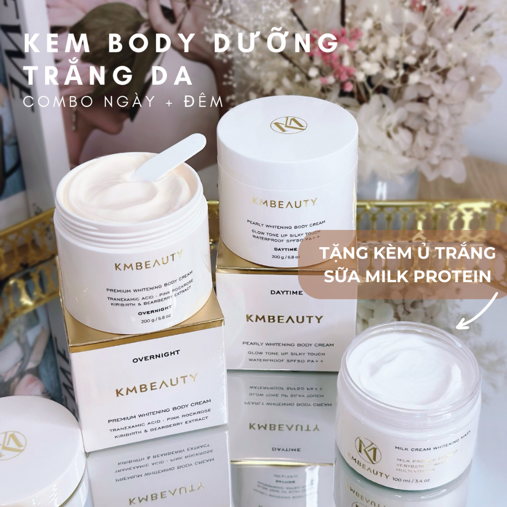 Kem Body Trắng Da Cao Cấp / Ngày & Đêm