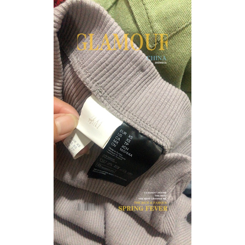 Chân váy body HM auth