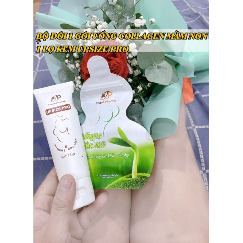 BỘ ĐÔI KEM UP SIZE PRO & COLLAGEN MẦM NON