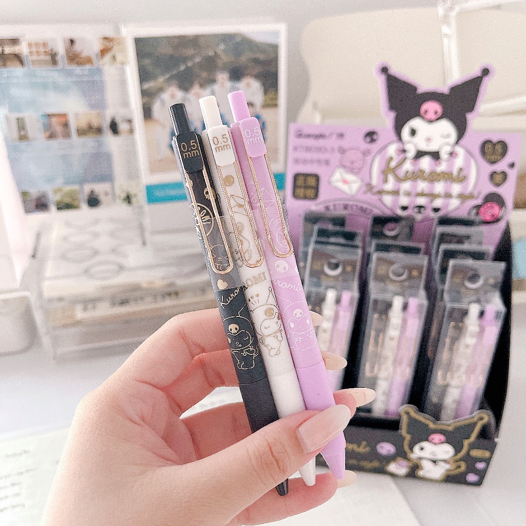 Set 3 bút gel GuangBo x Sanrio Kuromi