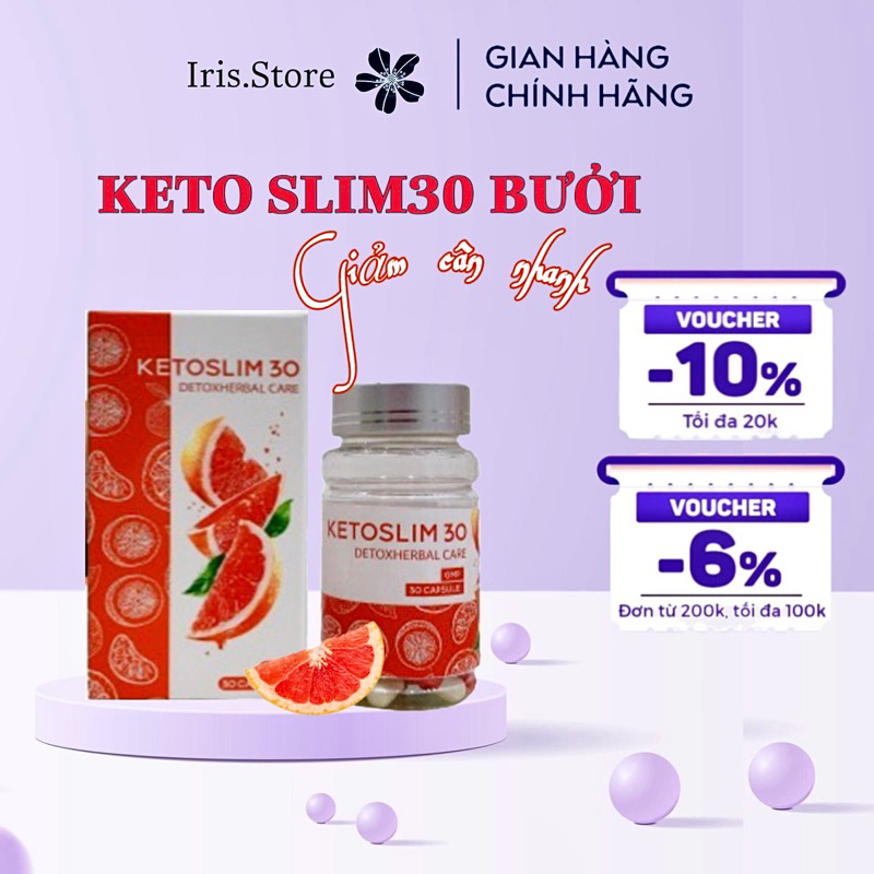 Giảm cân thái lan tinh chất bưởi giảm nhanh an toàn -Hộp 30v