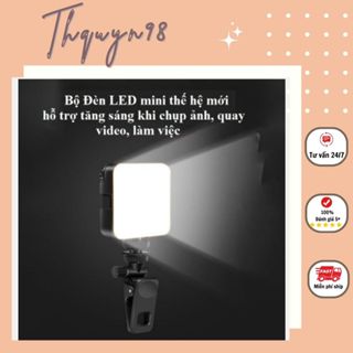 Đèn Led mini AY-49 thế hệ mới hỗ trợ ánh sáng chụp ảnh quay video kẹp lên điện thoại ipad máy tính laptop máy ảnh