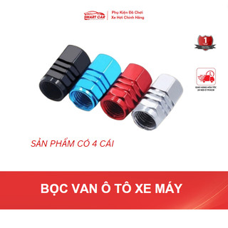 ️⚡RẺ VÔ ĐỊCH⚡COMBO 4 Vỏ Bọc Đầu Van Lốp Xe Hơi, Làm Bằng Nhôm