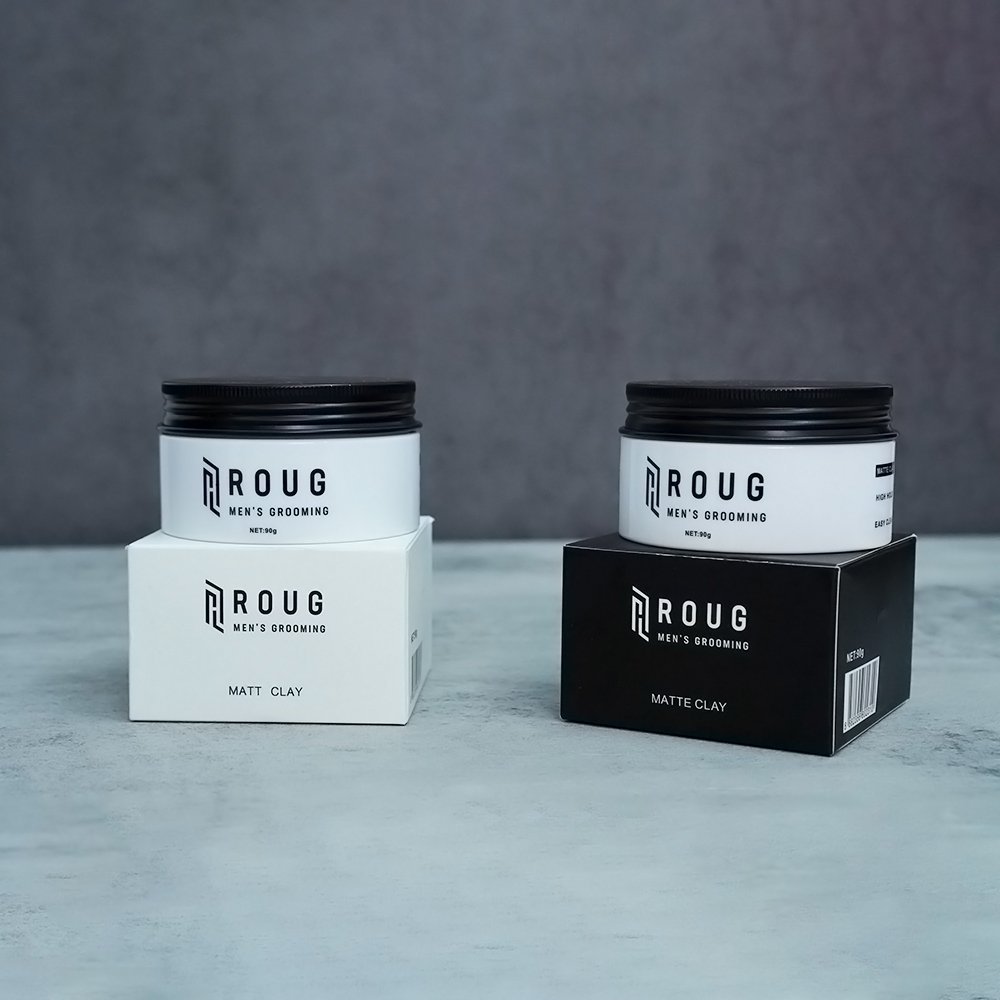 Sáp vuốt tóc Roug Matt Clay, Matte Clay 90gr tặng lược Chaoba - Chính hãng Singapore