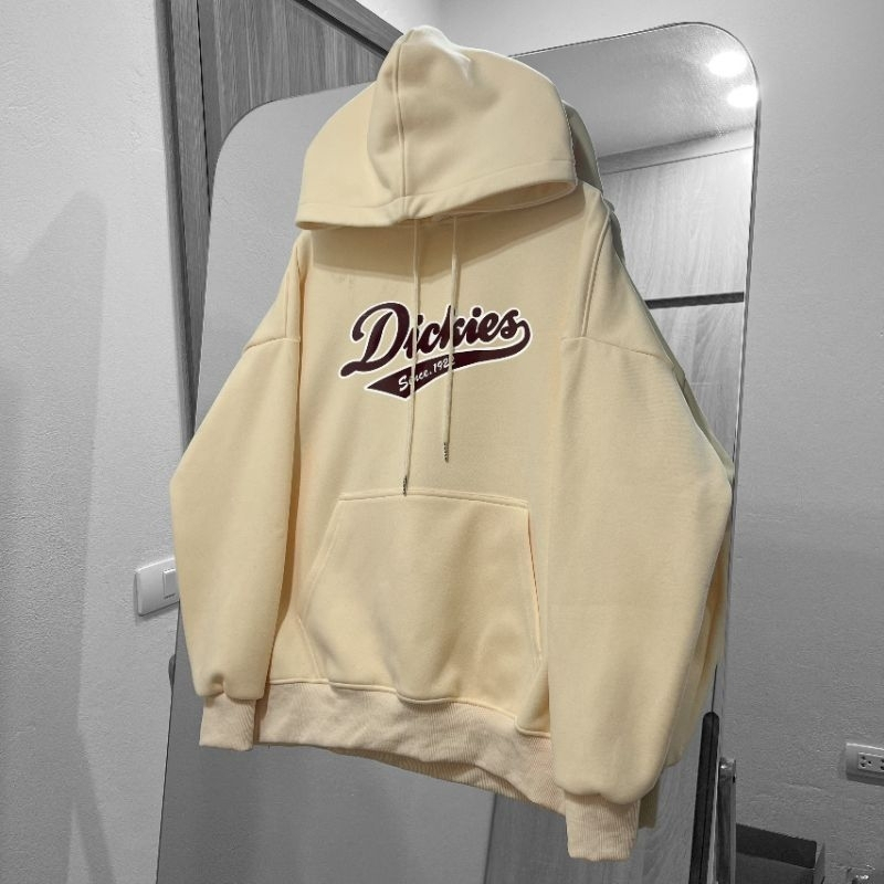 Áo Hoodie Nỉ Bông In Chữ Dickies Form Rộng Mũ Trùm 2 Lớp - Hoodie Nam Nữ Unisex Oversize