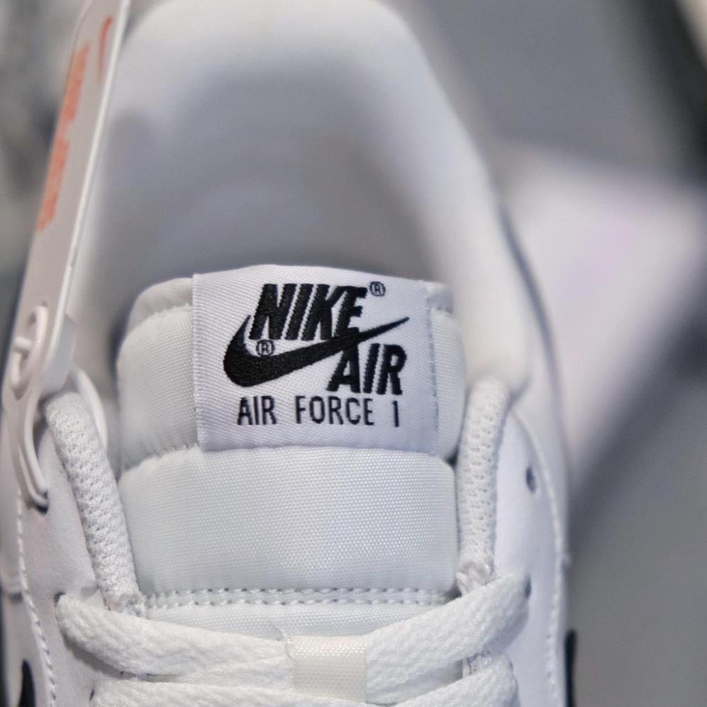 Giày_Nike Air Force 1 vệt đen, giày Af1 White Black bản chuẩn đế Air nam nữ cao cấp full Bill Box