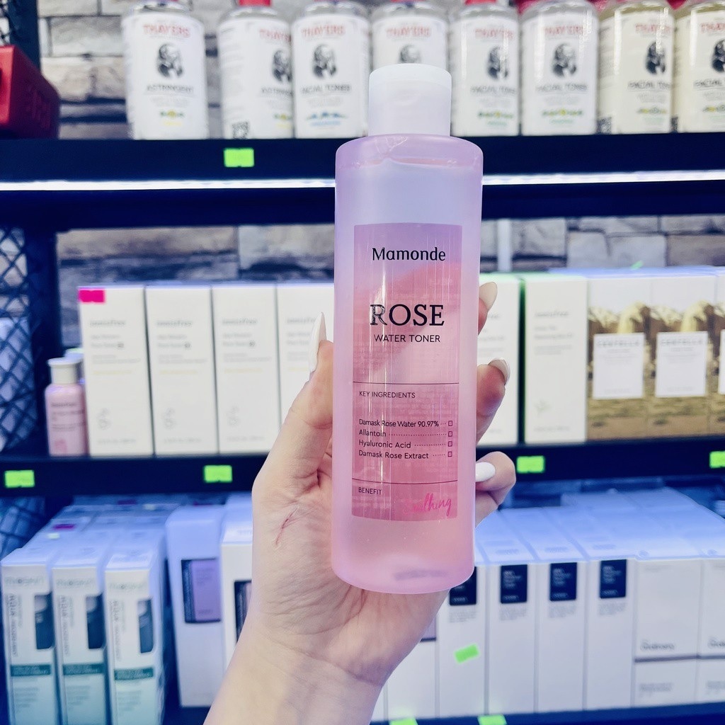 Nước Hoa Hồng Dưỡng Ẩm, Làm Dịu Da Mamonde Rose Water Toner