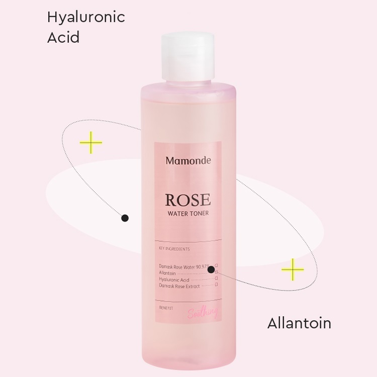Nước Hoa Hồng Dưỡng Ẩm, Làm Dịu Da Mamonde Rose Water Toner