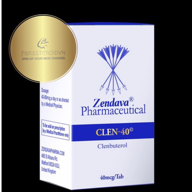 HOT NEW  Clen 40©️ Lọ 100 viên Chính Hãng Zendava