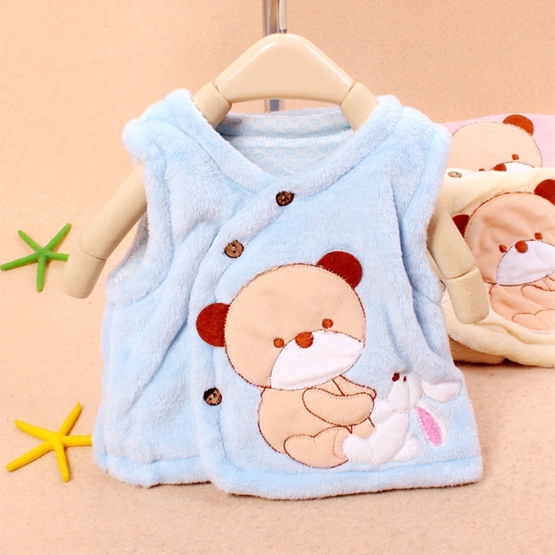 Áo ghi lê bông dày ấm , áo khoác ghile cho bé trai bé gái, hàng Quảng Châu cao cấp _ A19