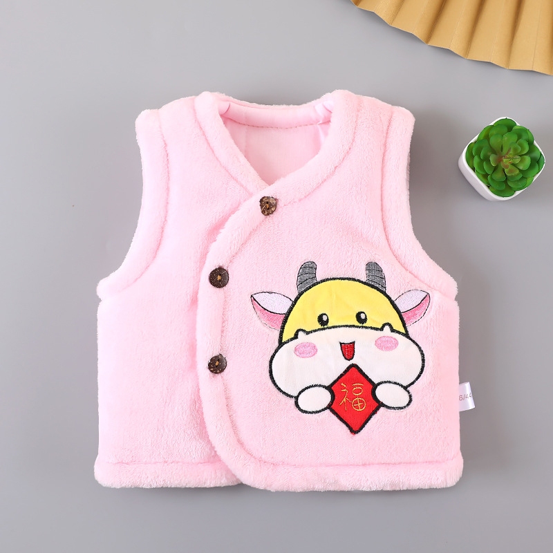 Áo ghi lê bông dày ấm , áo khoác ghile cho bé trai bé gái, hàng Quảng Châu cao cấp _ A19