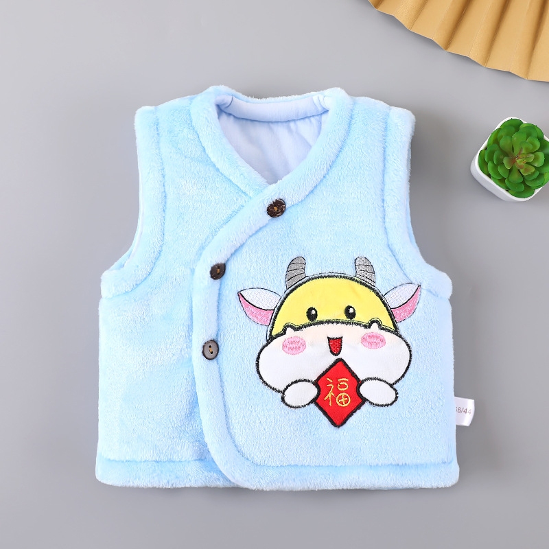 Áo ghi lê bông dày ấm , áo khoác ghile cho bé trai bé gái, hàng Quảng Châu cao cấp _ A19