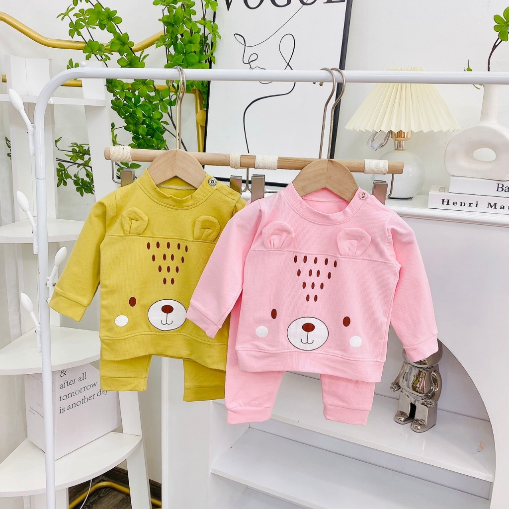 Đồ bộ bé trai , đồ bộ bé gái chất cotton cho bé từ 5kg đến 15kg