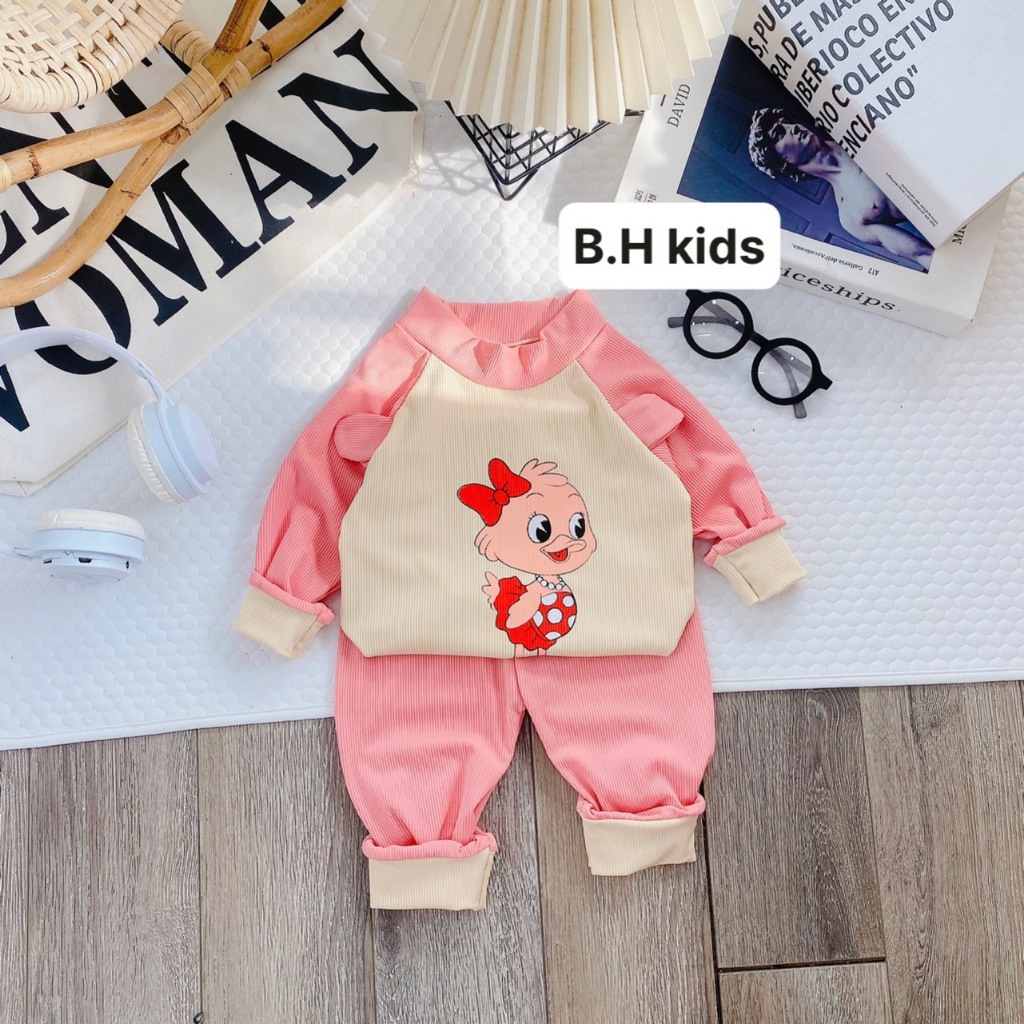 Bộ dài tay bé trai , bộ dài tay bé gái chất Len từ 5kg đến 5kg - JKIDS