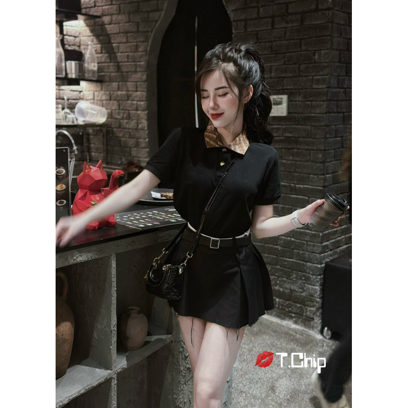 Áo Polo Phối Cổ Gu Chì Siu Cấp