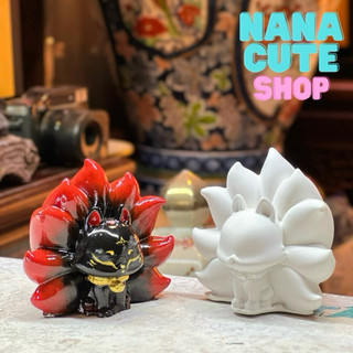 Tượng tô thạch cao hồ ly 9 đuôi size mini