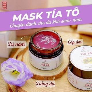 Mặt nạ tía tô 50gr làm trắng da , loại bỏ nám sạm