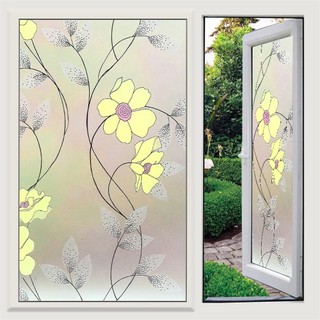 Giấy decal dán kính mờ hoa văn 3d chống nhìn trộm dán cửa sổ nhiều mẫu đẹp chọn lọc giá rẻ 90cmx50cm
