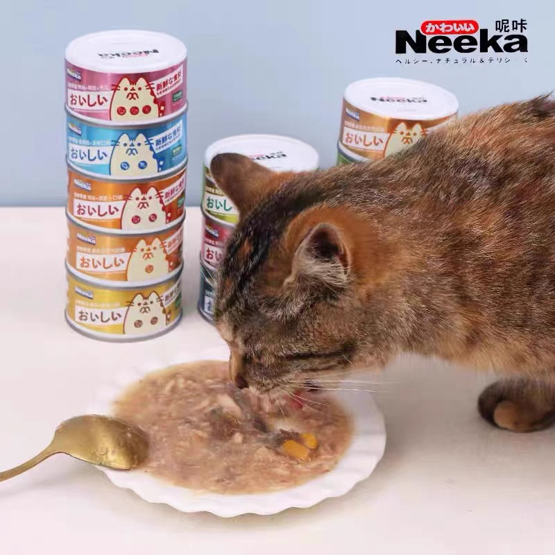 Pate Neeka 80g - Pate Thịt Sợi dành cho Mèo mọi lứa tuổi
