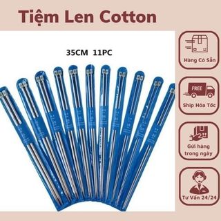 Kim đan len inox 35cm - Bộ kim đan inox