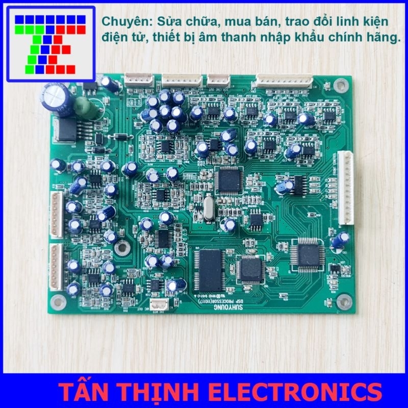 Bo DSP, card DSP xử lý âm thanh amply Jarguar PA-300D, PA-604D tháo máy zin chính hãng Hàn Quốc