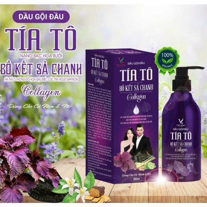 Dầu gội tía tô bồ kết hoa bưởi sả chanh hoa bưởi,Dầu gội bồ kết thảo mộc dưỡng tóc ngăn rụng tóc