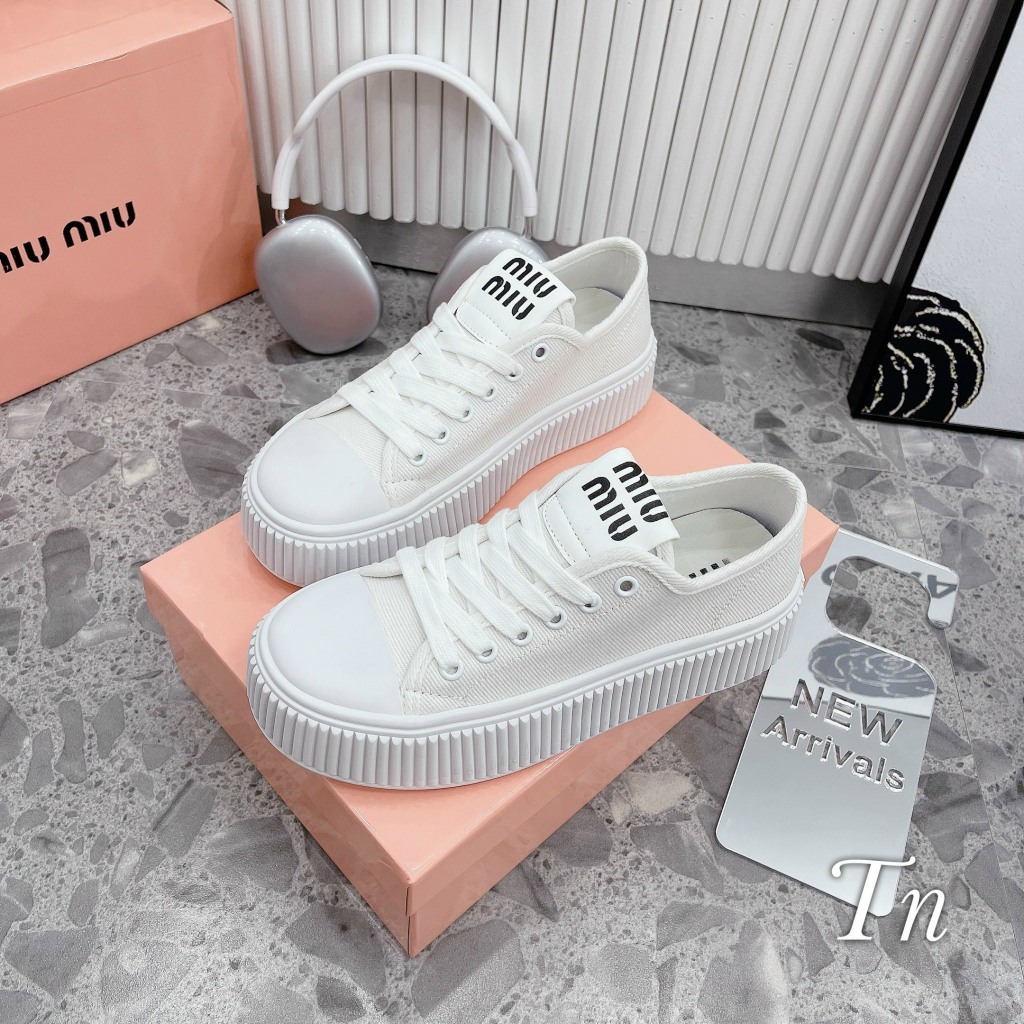 GIÀY THỂ THAO MIUMIU ĐẾ CAO