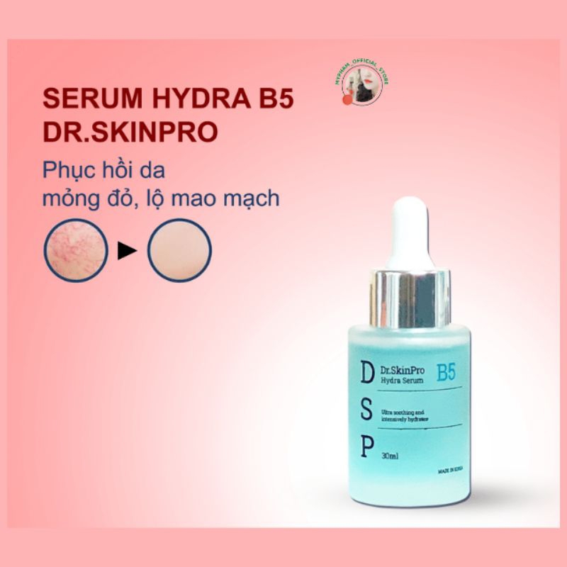 [Chính Hãng] Serum HYDRA B5 Phục Hồi Da Đỏ Lộ Mau Mạch Mỏng Yếu 30ml