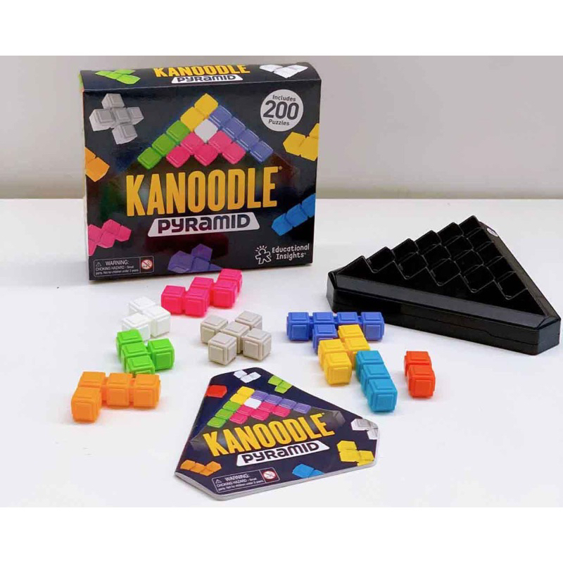 Đồ chơi xếp hình thử thách IQ Kanoodle từ 80-303 thử thách giúp bé phát triển tư duy toàn diện