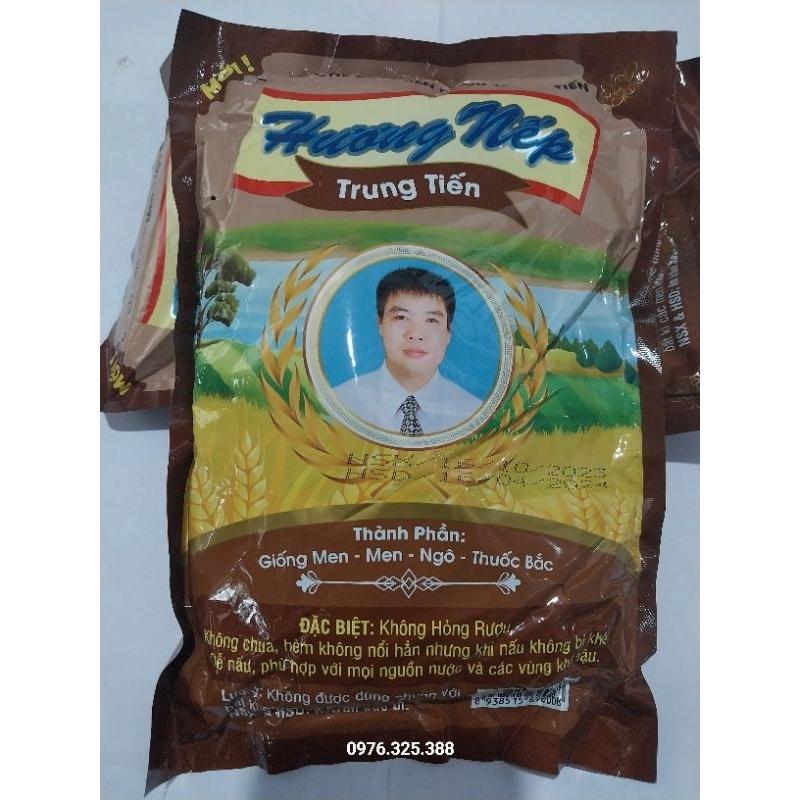 Men rượu Hương Nếp 500g Trung Tiến