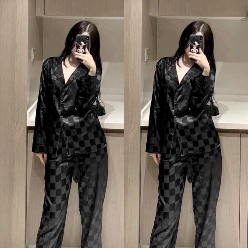 Đồ bộ Gấm cao cấp Bigsize dày dặn mịn mát
