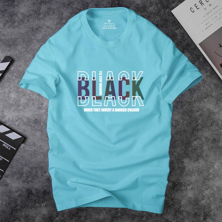 Áo thun nam cotton BLACK PT159