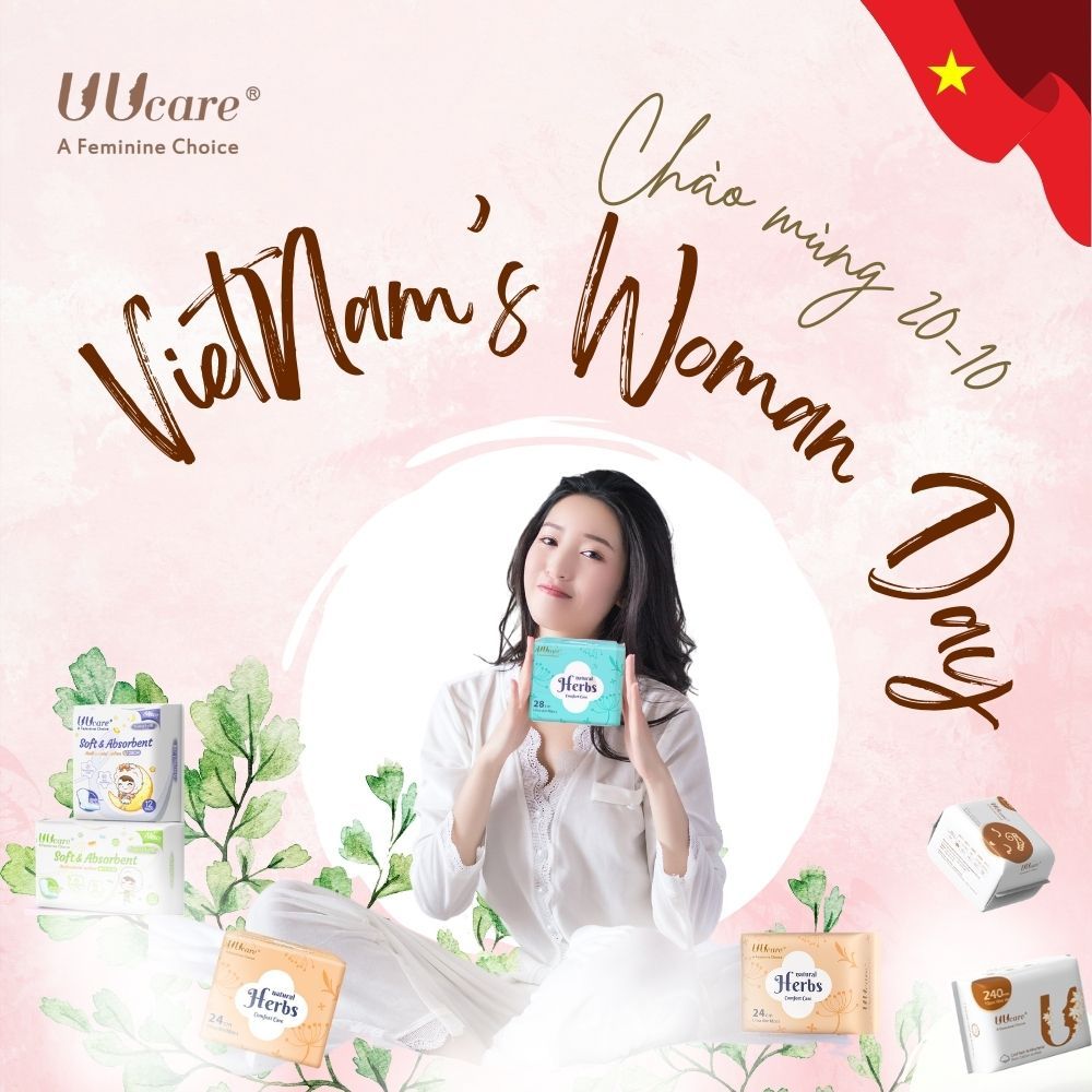 Băng vệ sinh Thảo dược UUcare Herbal 28cm ban đêm