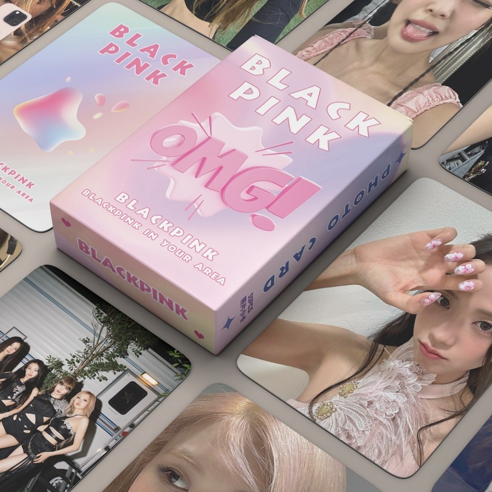 Lomo Card Blackpink bo góc album mới nhất thần tượng kpop Lisa, Jennie, Jisoo, Rosé