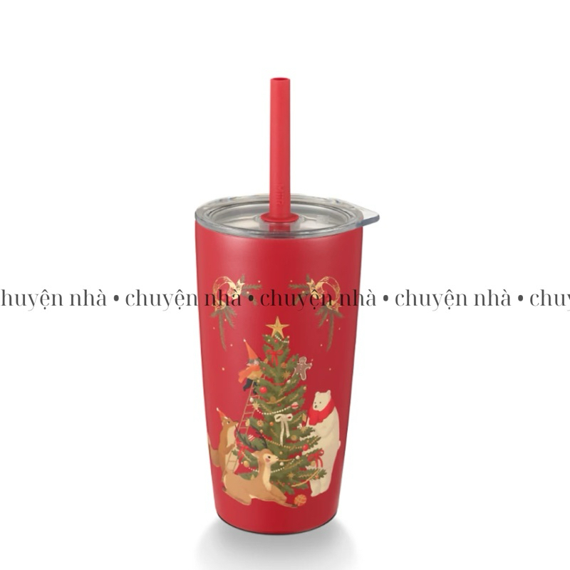 Ly Starbucks 16 Oz  SS HOL LITLFDS TREE DECO