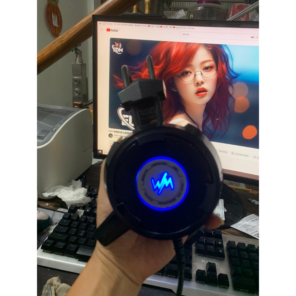 Tai nghe wangming 9800 âm thanh 7.1 hàng thanh lý còn tốt