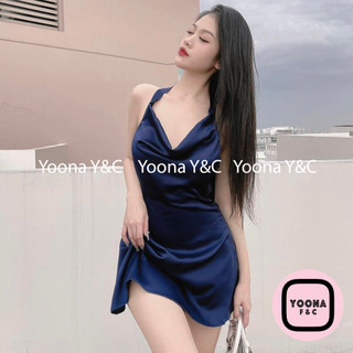 Đầm Cổ Đỗ Bản To dây lưng bản to tuỳ chỉnh Yoona 3290