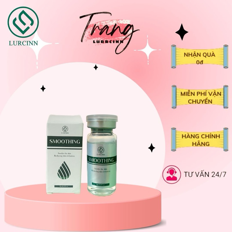 Nước thần cấp ẩm smoothing serum lurcinn min