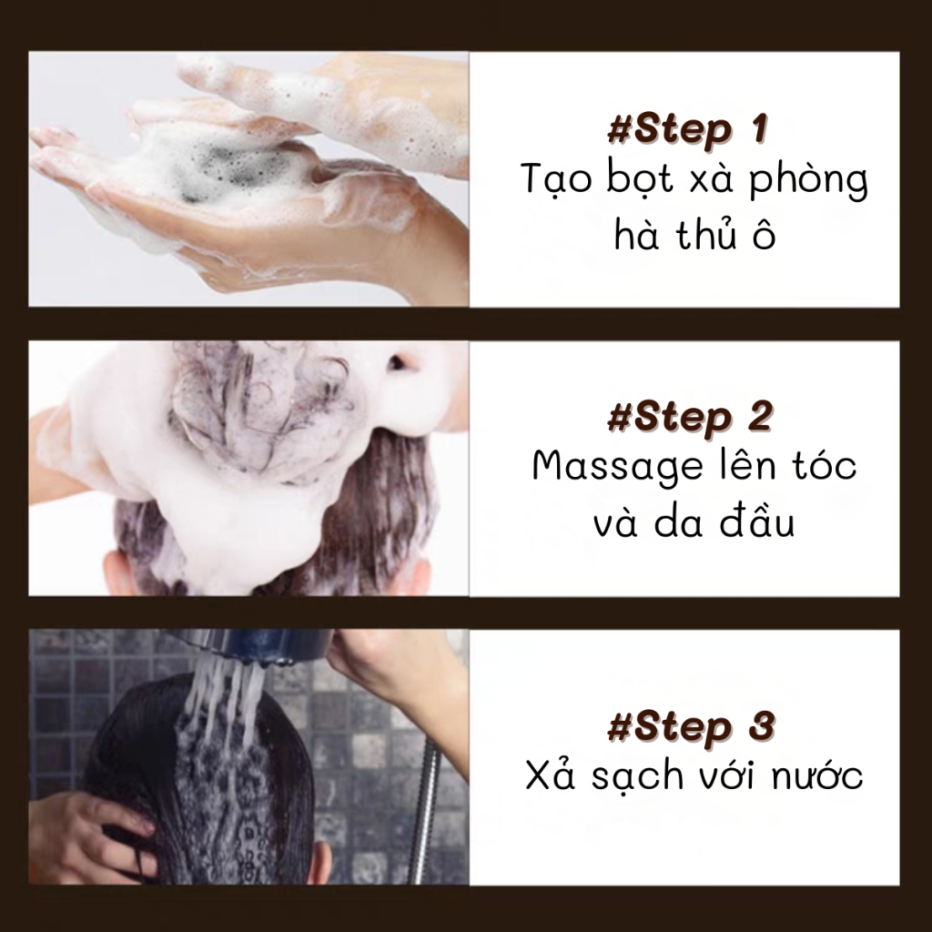 Xà Phòng Hà Thủ Ô Giúp Tóc Xanh Hơn, Xà Bông Gội Đầu Hà Thủ Ô Cao Cấp