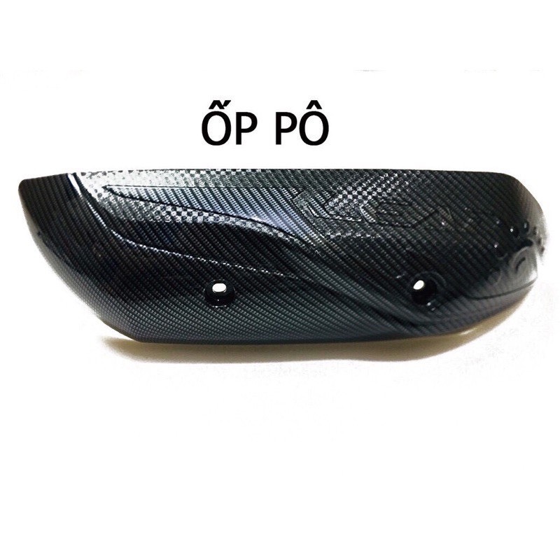 Che pô xe Lead 2017-2021 mạ crom xi và carbon đen