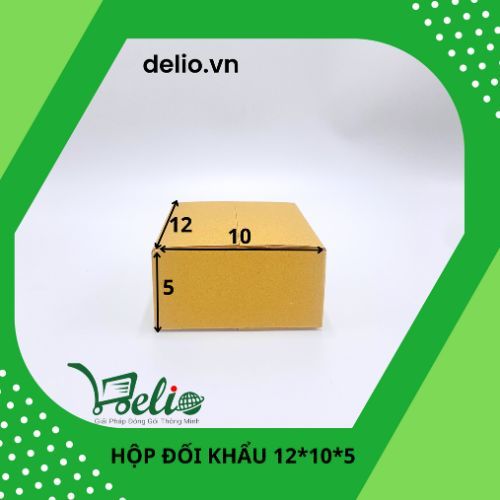 Hộp giấy carton KT 12x10x5 đóng hàng, gói hàng, giá tốt  - DELIO