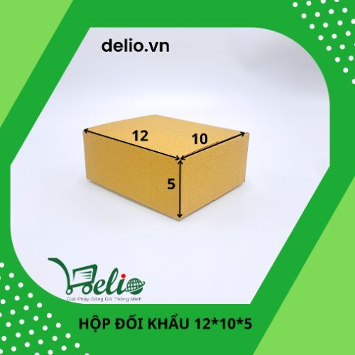 Hộp giấy carton KT 12x10x5 đóng hàng, gói hàng, giá tốt  - DELIO