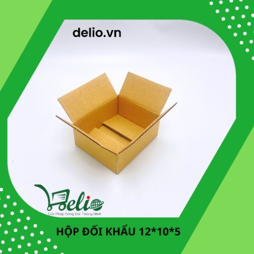 Hộp giấy carton KT 12x10x5 đóng hàng, gói hàng, giá tốt  - DELIO