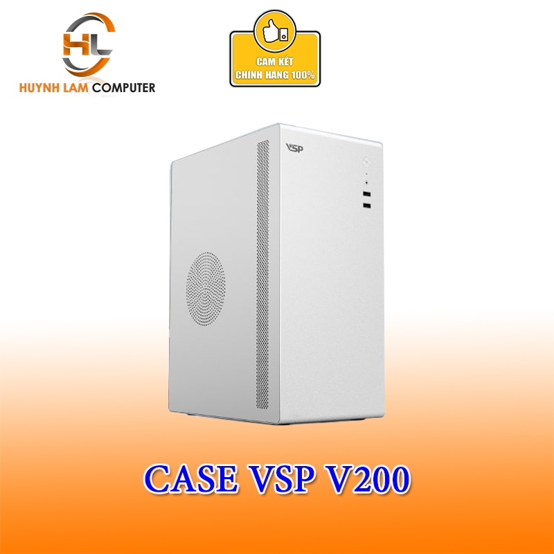 Vỏ máy tính Case VSP V200 [TRẮNG] (Micro ATX/ITX) - Chính hãng