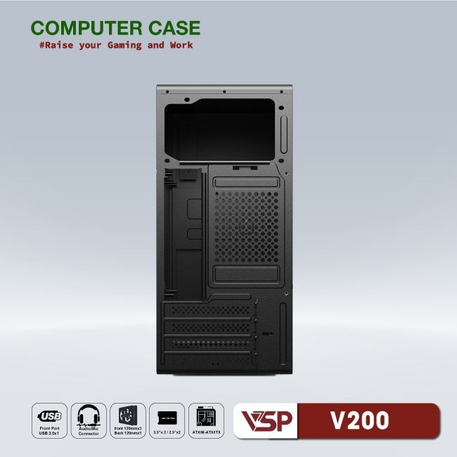 Vỏ máy tính Case VSP V200   - Chính hãng