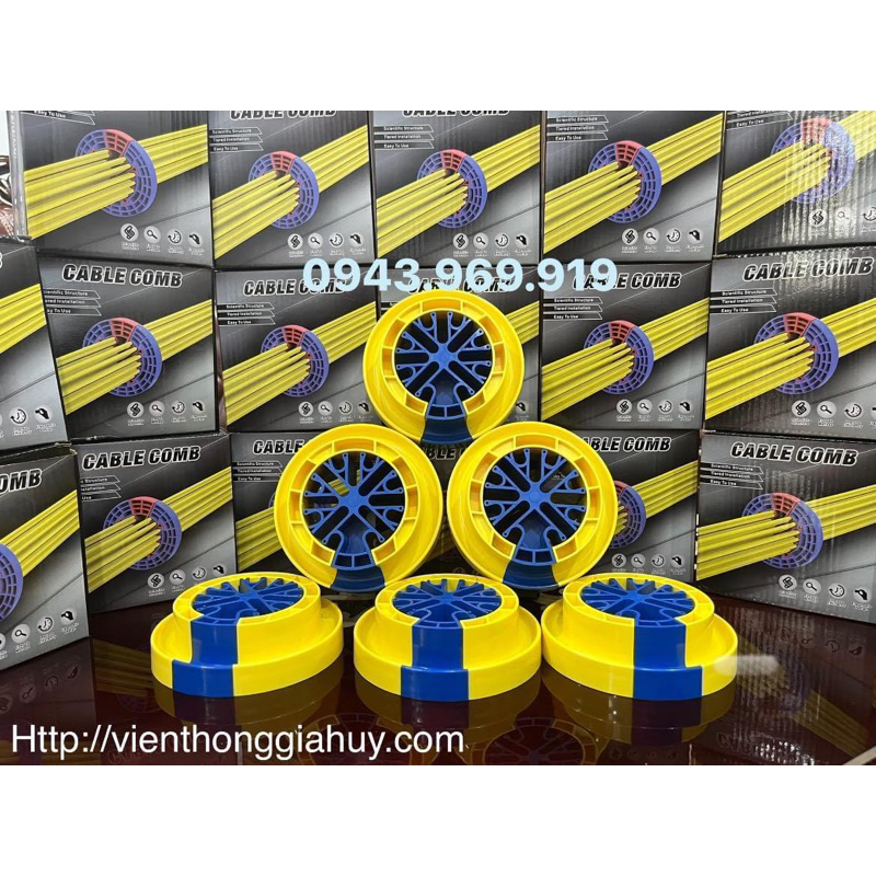 Dụng cụ lược chải cáp, hỗ trợ bó dây cáp