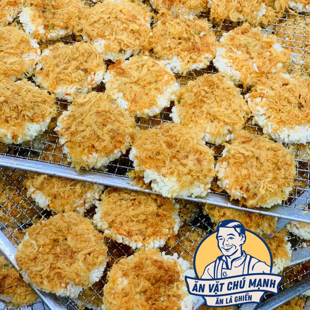 Cơm Cháy Tròn Mini Siêu Chà Bông